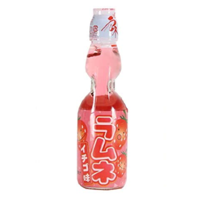 Limonade japonaise Kimura Ramune fraise